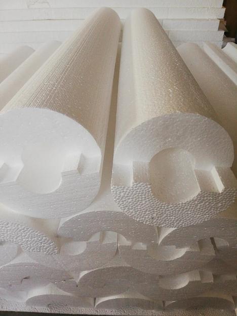 Скорлупа теплоизоляционная ППС, 25 кг/м³, диаметр 76 мм (4 см) фото 2