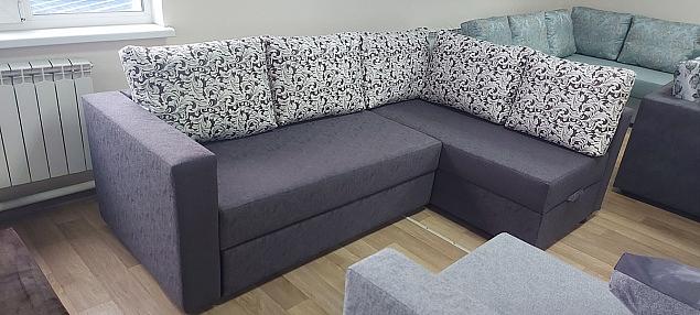 Диван угловой «Сидней» механизм дельфин ППУ, опт фото 1