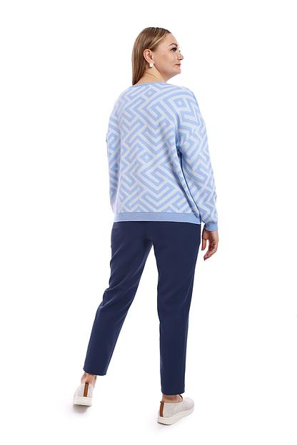 Джемпер женский арт.Л297, голубой ОПТ фото 1