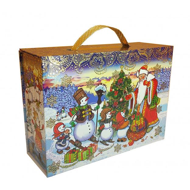 Упаковка чемоданчик Снеговички 1000 гр фото 1