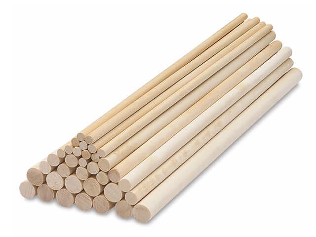 Нагель березовый 1200 мм, диаметр 25 мм, 1 сорт фото 1