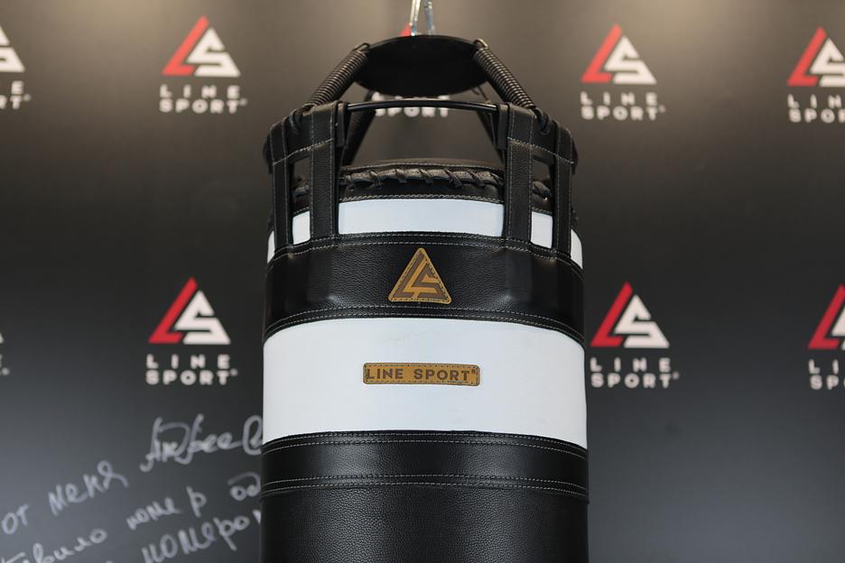 Боксёрский мешок из премиальной кожи Line Sport 50 кг, 120/35 см ОПТ фото 5