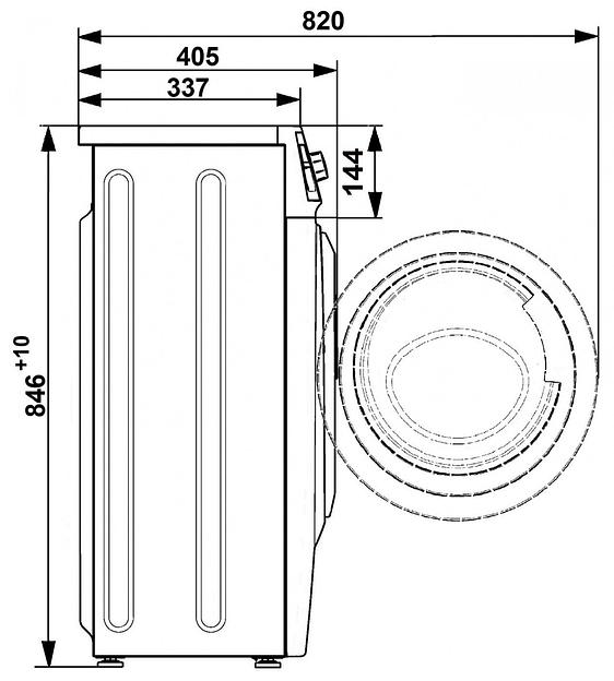 Стиральная машина Атлант СМА-40 М 105-00 класс: A+ загр.фронтальная макс.:4кг белый фото 5