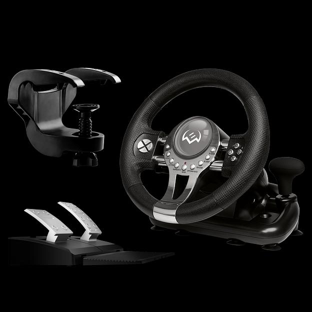Руль SVEN GC-W800 (педали, вибро, скоба, D-pad, 12 кл, PC/PS3/PS4/XBOXONE/Xinput) Sven SV-015442 фото 6