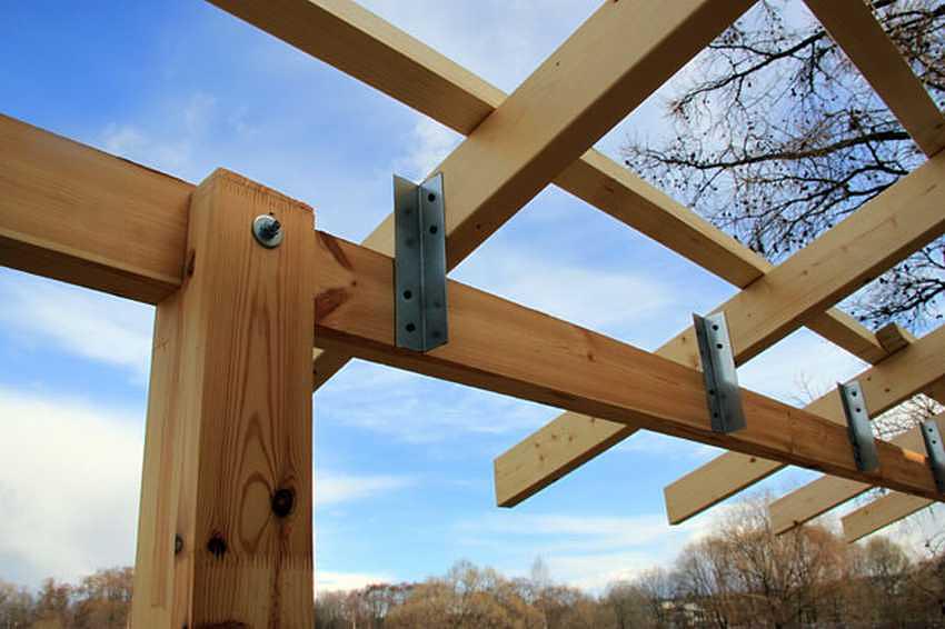 Деревянные навесы под ключ фото 2