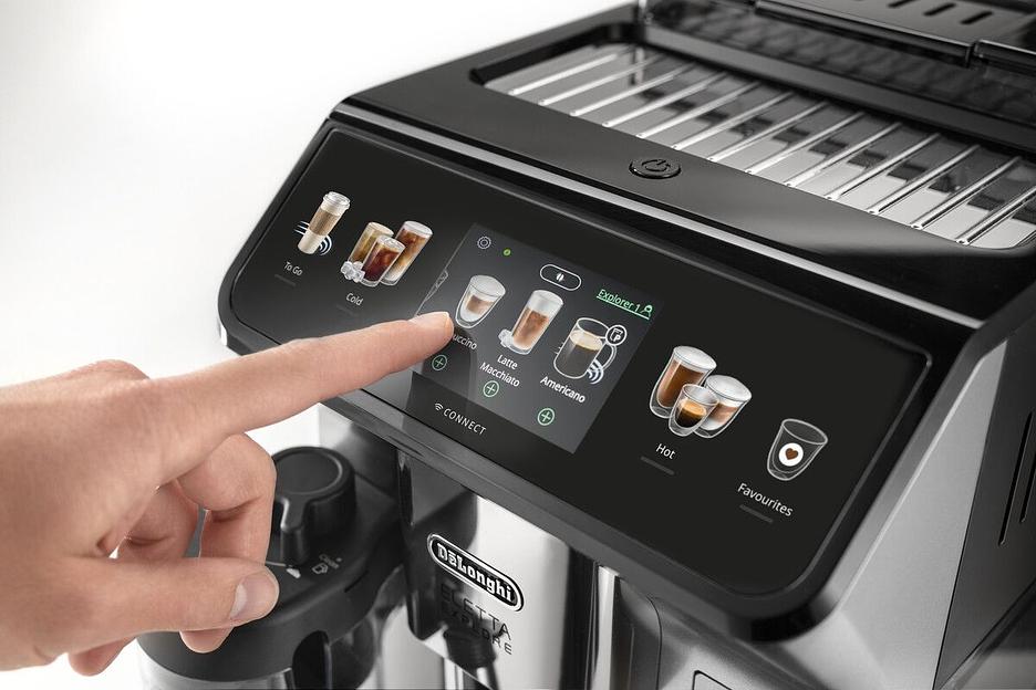 Кофемашина Delonghi Eletta Explore ECAM450.65.S 1450Вт серебристый фото 3