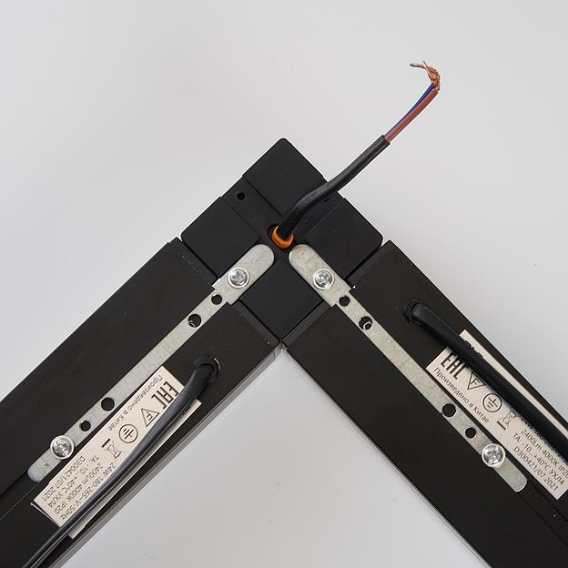 Светильник светодиодный ДПО-36вт 4000К 3200Лм линейный рассеиватель матовый в алюминиевом корпусе черный фото 3