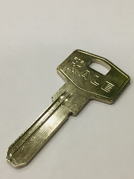 Заготовка ключа KALE-1D узкий, 2 паза фото 1
