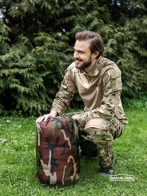 Спальный мешок туристический камуфляж фото 6