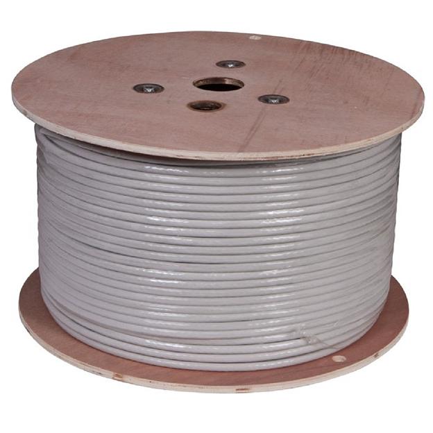 Rexant (02-0302 ) Кабель витая пара U/UTP, CAT 6A, ZH нг(А)-HF (LSZH), 4х2х0,57 мм, 23AWG, INDOOR, SOLID, серый, 305м PRO фото 1