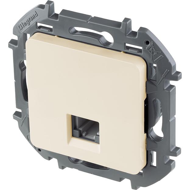 Legrand 673821 Телефонная розетка RJ11 - INSPIRIA - слоновая кость фото 3