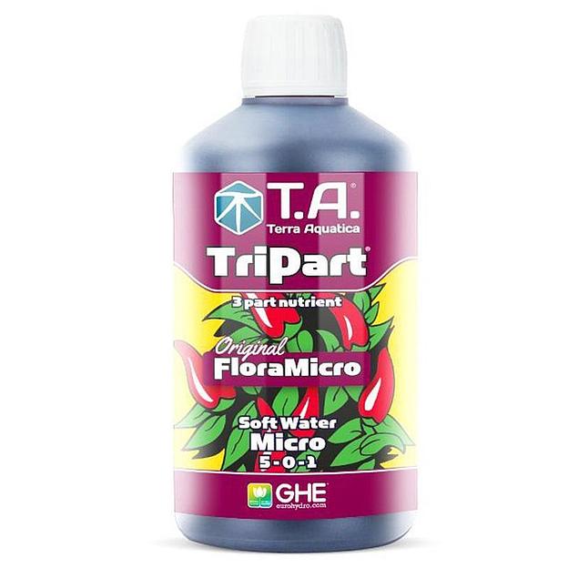 Удобрение T.A. (GHE) TriPart Flora Micro SW 0.5л фото 1