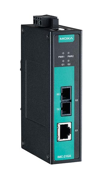 Промышленный медиаконвертер Gigabit Ethernet 10/100/1000BaseTX в 100/1000Base SC (одномодовое оптоволокно) в металлическом корпусе фото 1