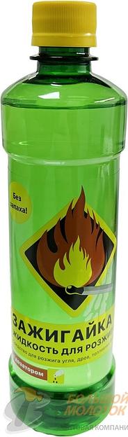 Жидкость для розжига 0,5 л. Зажигайка (Огниво) с дозат. /24 фото 1