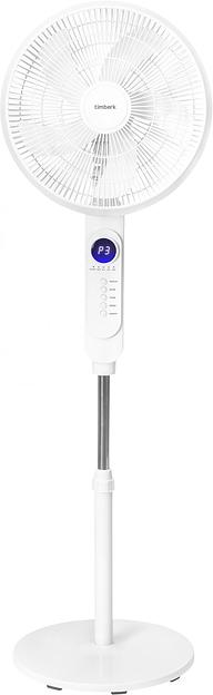 Вентилятор напольный Timberk T-SF1608RC 45Вт скоростей:3 ПДУ белый фото 1