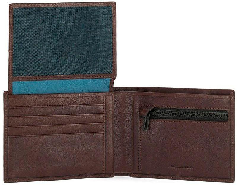 Кошелек мужской Piquadro Harper PU5761APR/TM темно-коричневый натур.кожа фото 3