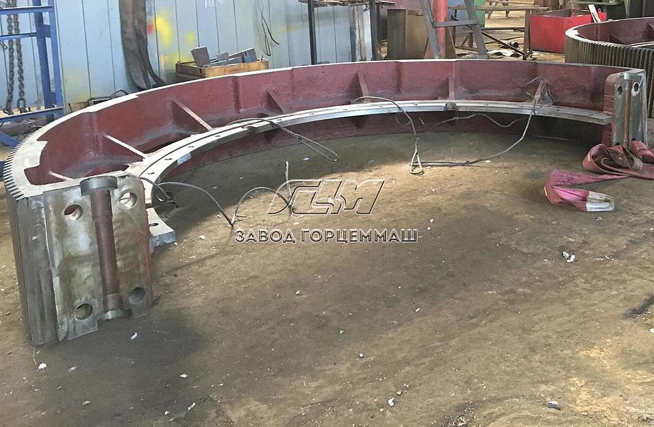 Венец зубчатый z- 286 m-20 1-174343-02сб в сборе для мельницы фото 1