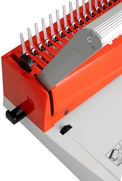 Переплетчик Heleos БП16ПБК A4/перф.16л.сшив/макс.500л./пластик.пруж. (6-51мм) фото 5