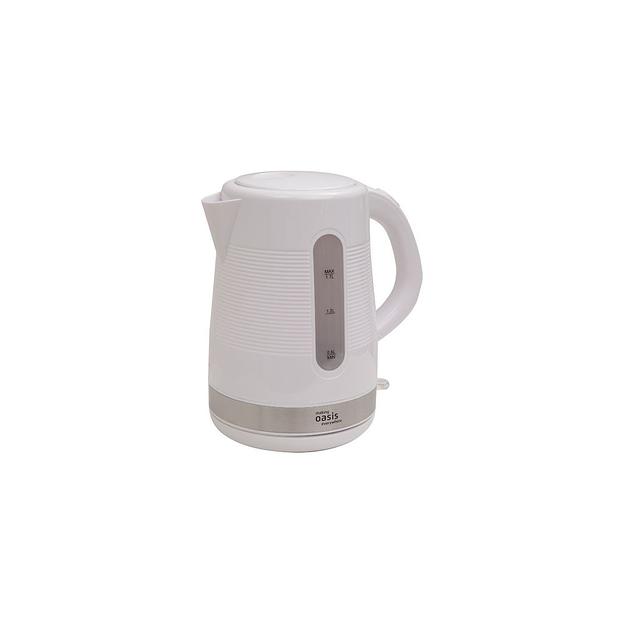 Чайник электрический OASIS K-1PW, 2200Вт, белый фото 1