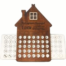 Вечный календарь деревянный NurMaster ОПТ фото 1