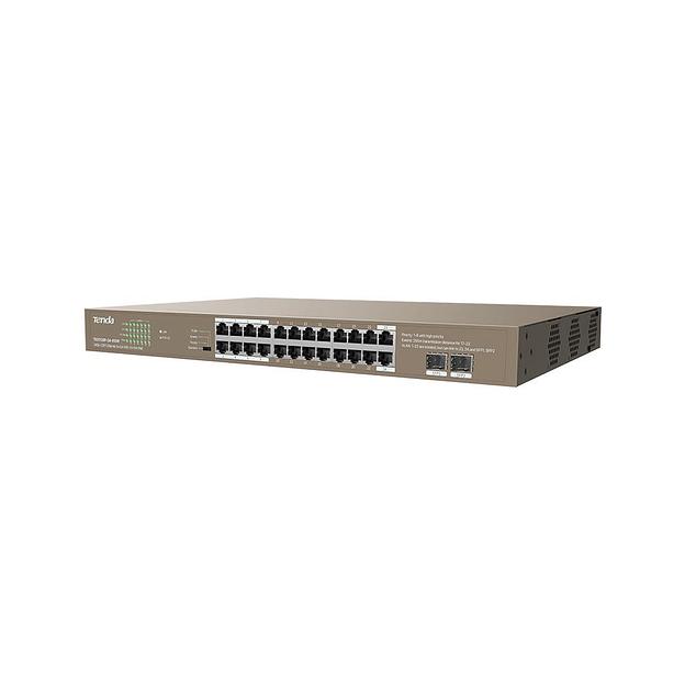Коммутатор 24PORT 4POE TEG1126P-24-410W TENDA фото 3