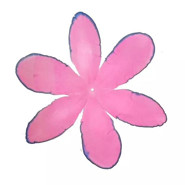 Заг-ка для розы YZ-3 розовой с син.кантом 2-ой сл. 6-кон. 14см 1287шт/кг фото 2