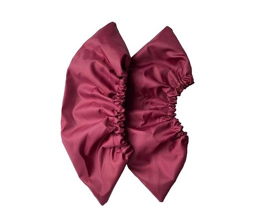 Бахилы многоразовые взрослые NESU «Макси» с сумкой, бордовый фото 1