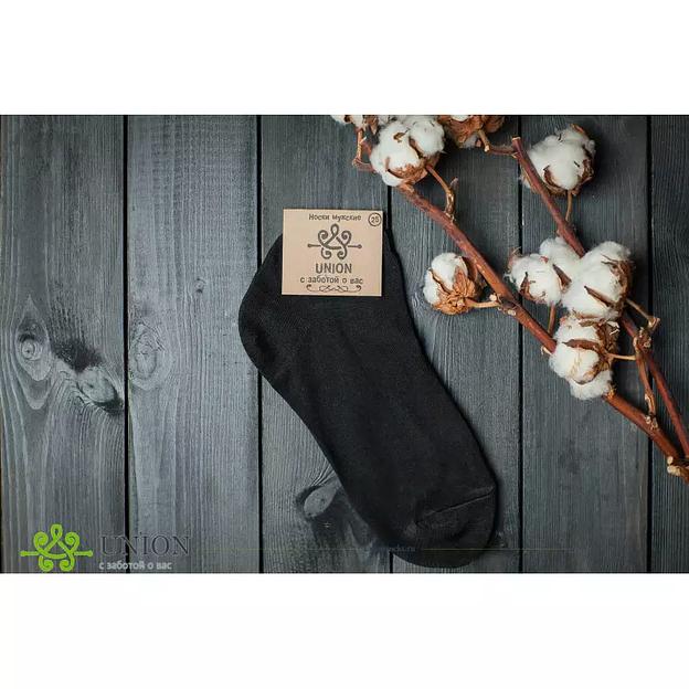 Носки мужские акция 10 пар «Чёрный спорт» ОПТ фото 1