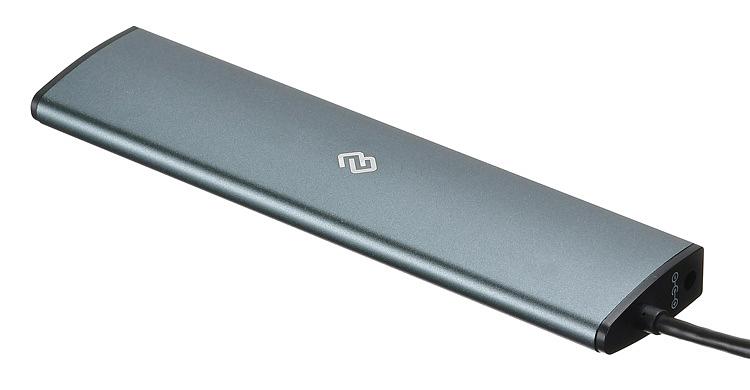 Разветвитель USB-C Digma HUB-7U3.0-UC-G 7порт. серый фото 2