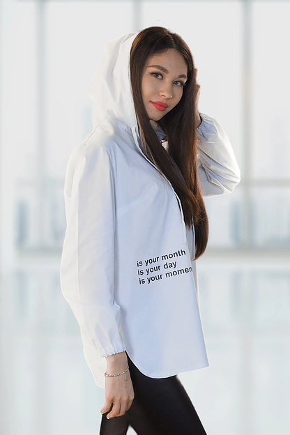 Рубашка женская Verenika «Твой день» белая 48-50 ОПТ фото 2
