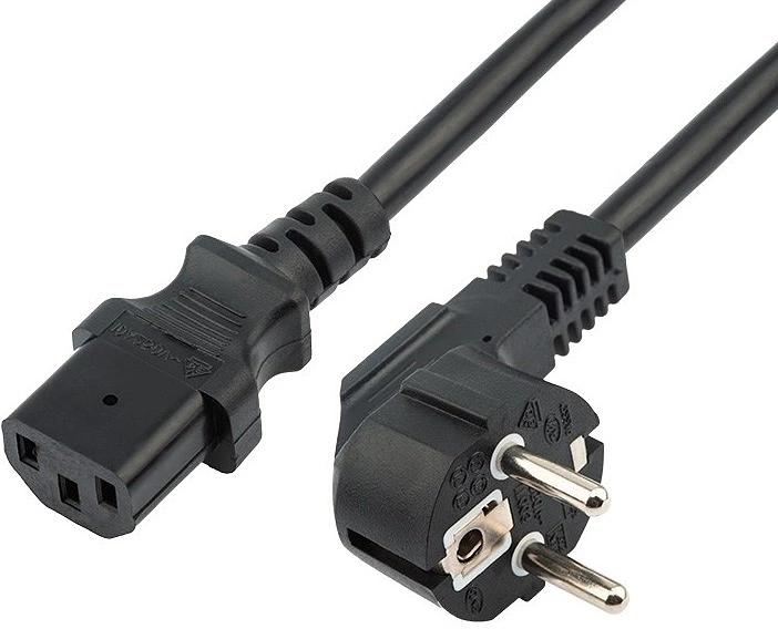 Шнур сетевой СЕЕ 7/7 (Schuko) – IEC 320 C13 3x0,75мм², длина 3м REXANT фото 1