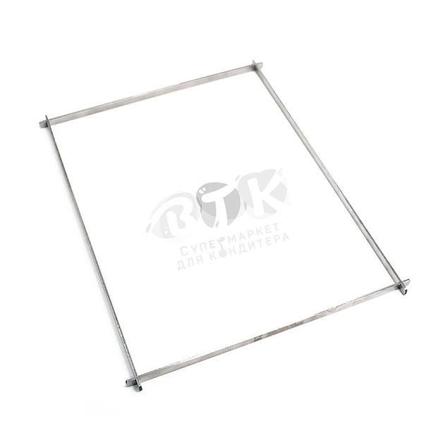 Рамка для конфет и шоколада 290х390х10 мм нержавеющая сталь фото 2