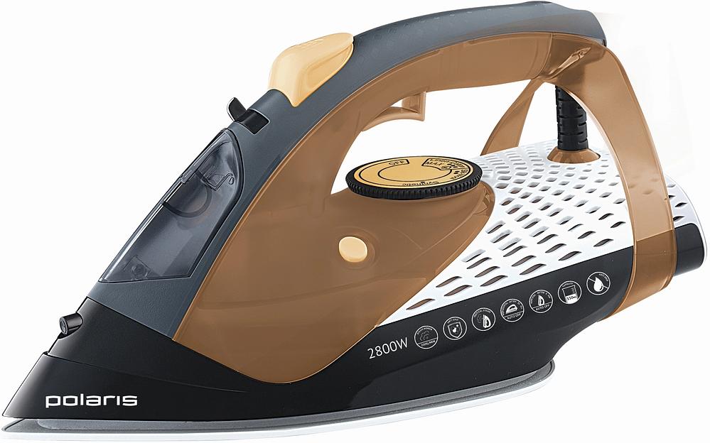 Утюг Polaris PIR 2860AK 2800Вт оранжевый/черный фото 1