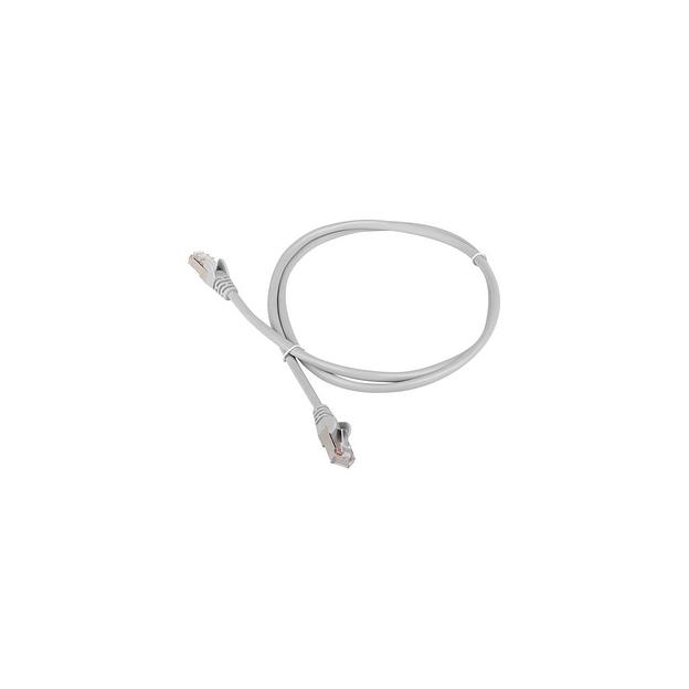 Патч-корд LanMaster вилка RJ-45, вилка RJ-45, кат.6, LSZH, 0.5м, серый [lan-pc45/s6-0.5-gy] фото 1