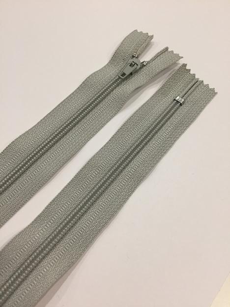 Молния брючная №4 18см. Светло-серый фото 1