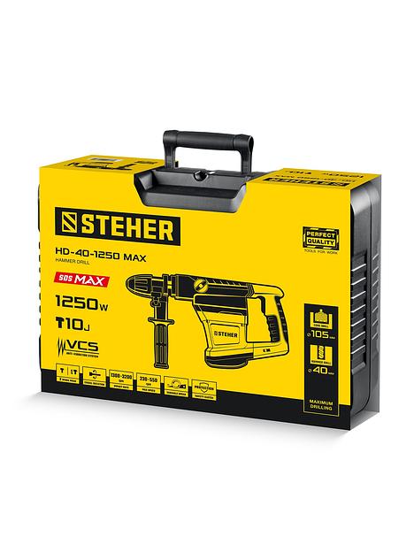 STEHER 40 мм, 1250 Вт, перфоратор SDS-Max (HD-40-1250 MAX) фото 8