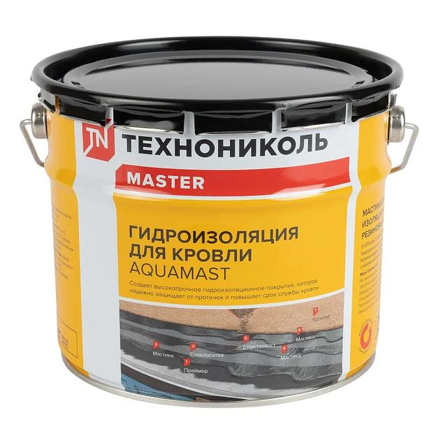 Мастика резинобитумная кровельная Технониколь AquaMast 3кг фото 1