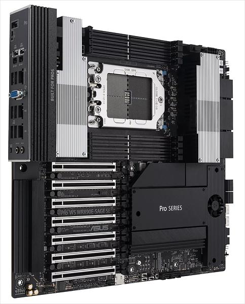 Материнская плата ASUS PRO WS W790E-SAGE SE, AMD WRX90, 8*DDR5, 4*SATA, 4*M.2, 2 x SlimSAS, 6*USB 3.2, 1*USB 2.0, 2*Type-C,7*PCIx16, VGA, CEB; 90MB1FW0-M0EAY0 (PRO WS WRX90E-SAGE SE) фото 2