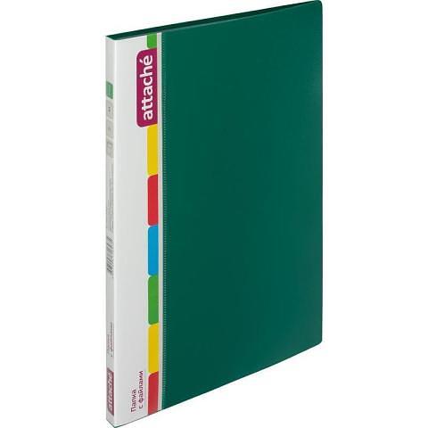 Папка файловая с 60 карманами, А4, KT-60/07, зеленый, Attache фото 1