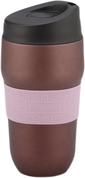 Термокружка для напитков Rondell Tierno RDS-1958 0.32л. фиолетовый/черный картонная коробка фото 2