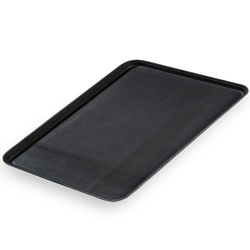 Поднос прорезиненный прямоуг. 46*36 см. черный MG /1/12/ фото 1
