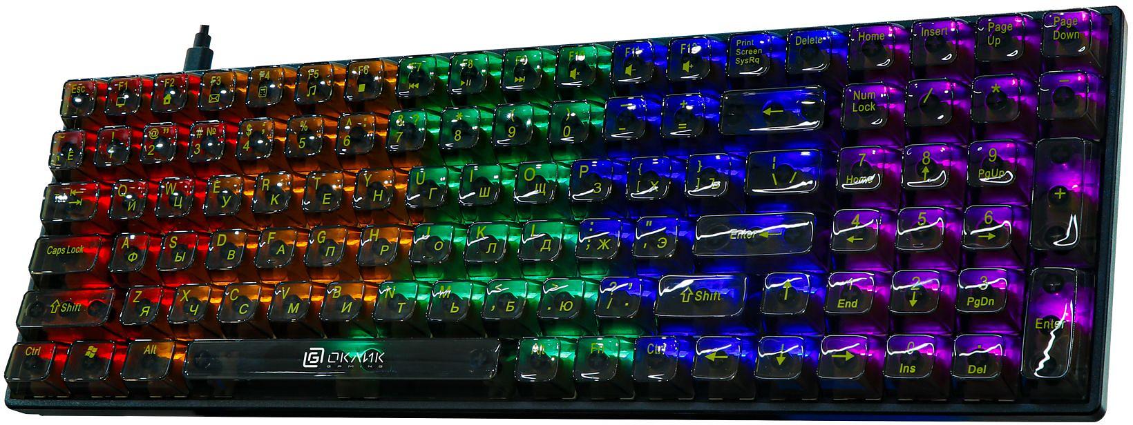 Клавиатура Оклик 915GK механическая черный USB for gamer (1790371) фото 5