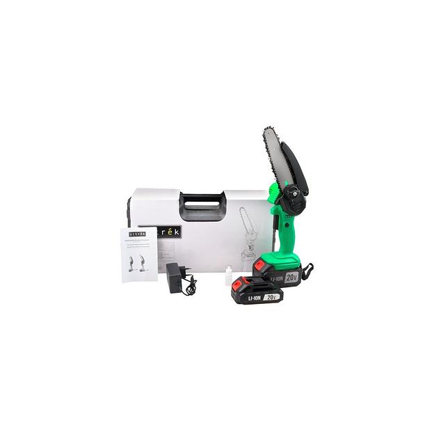 Цепная пила ZITREK GreenSaw 20 Extra power, аккумуляторная, 20В, 4Ач, с одним аккумулятором [082-1851-1] фото 1