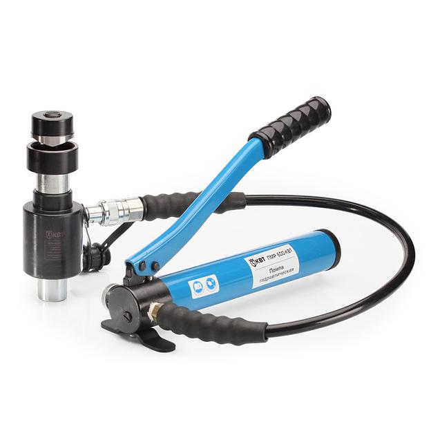 Пресс гидравлический КВТ ПГПО-60 помповый для пробивки отв. фото 2