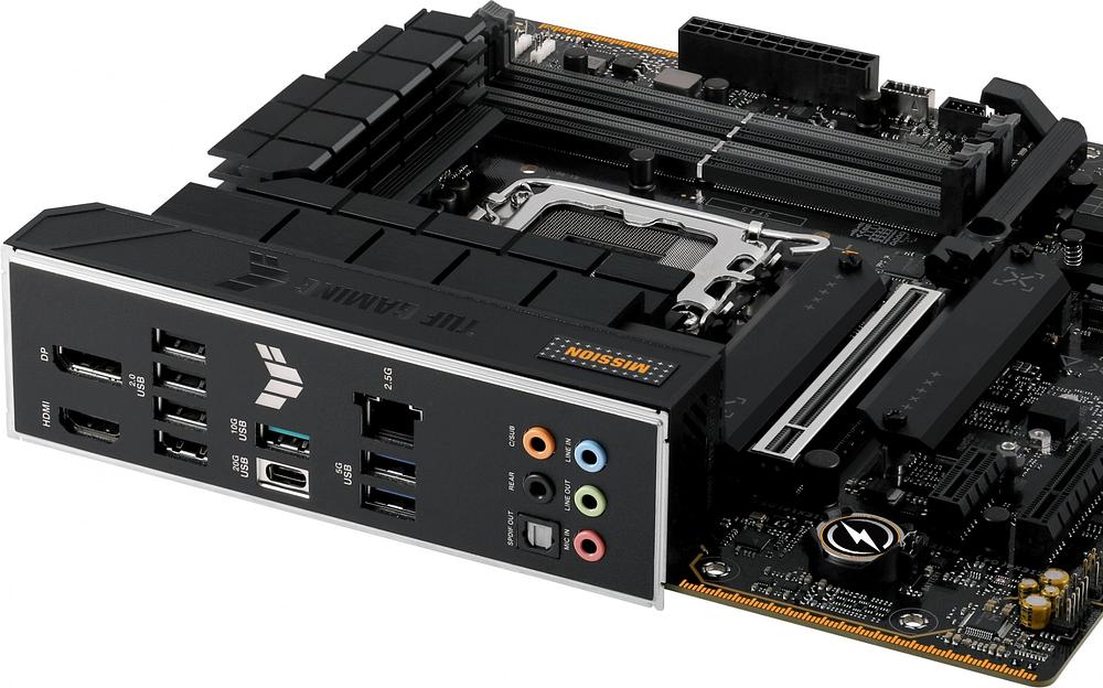 Материнская плата ASUS TUF TUF GAMING B760M-PLUS II, LGA1700, B760, 4*DDR5, HDMI+DP, 4xSATA3 + RAID, M2, Audio, Gb LAN, USB 3.2, USB 2.0, mATX; 90MB1HD0-M0EAY0 (TUF GAMING B760M-PLUS II) фото 5