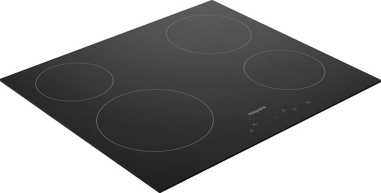 Варочная поверхность Hotpoint HR 6T1 C черный фото 3