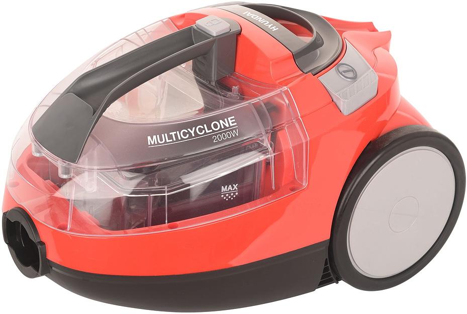 Пылесос Hyundai HYV-C3075 2000Вт красный фото 4