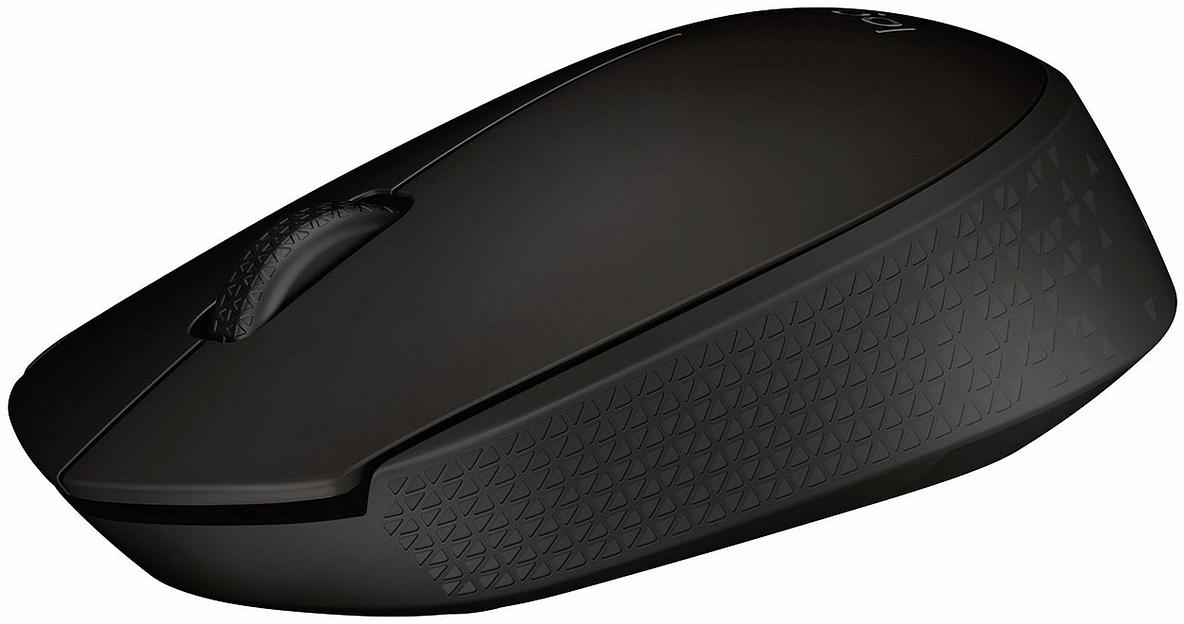 Мышь Logitech B170 черный оптическая (1000dpi) беспроводная USB для ноутбука (2but) фото 2