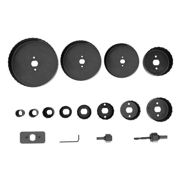 Набор коронок MATRIX 70472 набор кольцевых пил по дереву 19-127мм 12 предм. фото 2