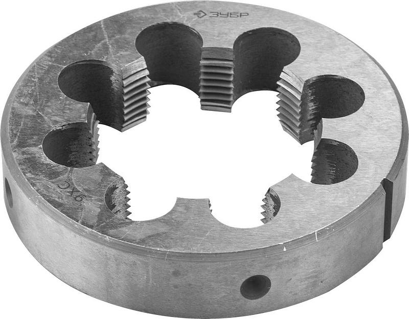 ЗУБР G 3/4″, сталь 9ХС, плашка круглая ручная (4-28032-3/4) фото 1